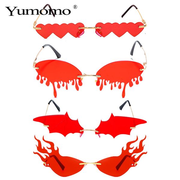 fashion water drop heart fire sunglasses women rimless wave steampunk sun glasses luxury trending sunglasses gafas shad, White;black
fashion water drop heart fire sunglasses women rimless wave steampunk sun glasses luxury trending sunglasses gafas shad, White;black