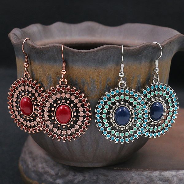 dangle & chandelier summer hollow earrings bijoux ethnic women's flower boho jewelry korean retro stone beaded, Silver
dangle & chandelier summer hollow earrings bijoux ethnic women's flower boho jewelry korean retro stone beaded, Silver