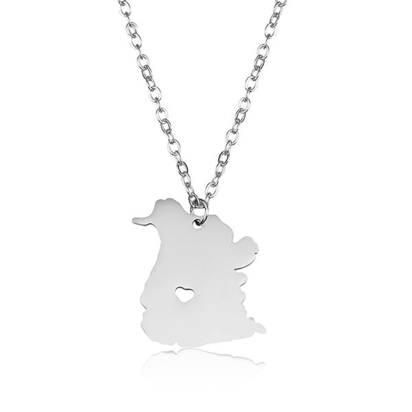 304 stainless steel new brunswick map necklace canada new brunswick map heart pendant necklace women jewellery, Silver
304 stainless steel new brunswick map necklace canada new brunswick map heart pendant necklace women jewellery, Silver