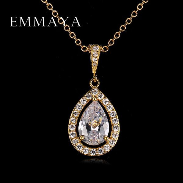 emmaya water drop necklace pendants white gold color women necklace fashion crystal jewelry, Silver
emmaya water drop necklace pendants white gold color women necklace fashion crystal jewelry, Silver