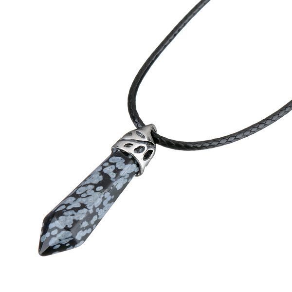 pretty stone necklace vintage natural necklace for women crystal quartz gem stone cord statement pendant leather necklaces, Silver
pretty stone necklace vintage natural necklace for women crystal quartz gem stone cord statement pendant leather necklaces, Silver