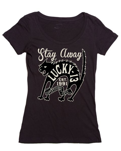 lucky 13 the stay away scoop neck tee
lucky 13 the stay away scoop neck tee
