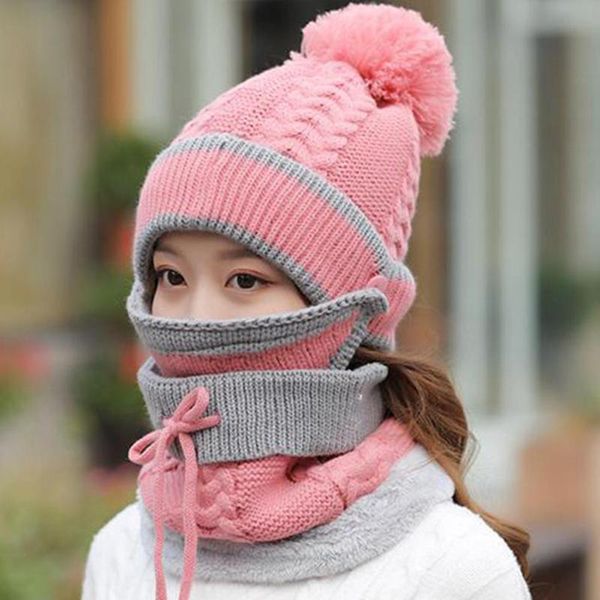 3шт женщины зима сгущает теплая вязаная шапочка pompom hat cap маска шеи шарф set soft, Blue;gray
3шт женщины зима сгущает теплая вязаная шапочка pompom hat cap маска шеи шарф set soft, Blue;gray