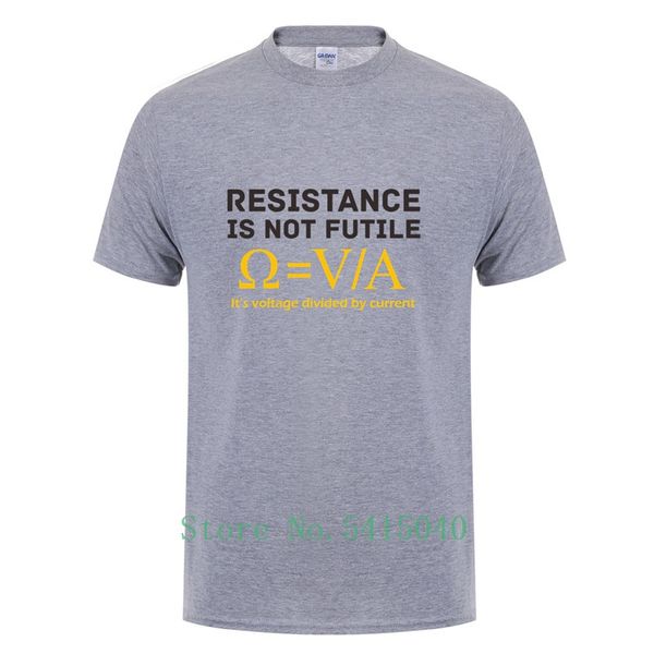 funny resistance is not futile electrician science men t shirt casual summer o neck 100% cotton men t-shirt
funny resistance is not futile electrician science men t shirt casual summer o neck 100% cotton men t-shirt