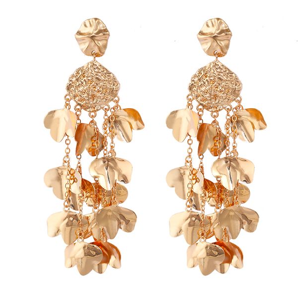 aensoa unique gold color metal flowers tassel drop earrings for women vintage fashion new alloy fringe statement earring jewelry, Silver
aensoa unique gold color metal flowers tassel drop earrings for women vintage fashion new alloy fringe statement earring jewelry, Silver