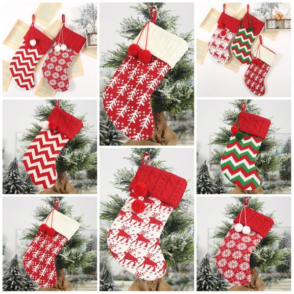 5 style christmas stocking christmas decoration socks red and white elk knitting wool xmas socks children's candy gift bag t9i00517
5 style christmas stocking christmas decoration socks red and white elk knitting wool xmas socks children's candy gift bag t9i00517