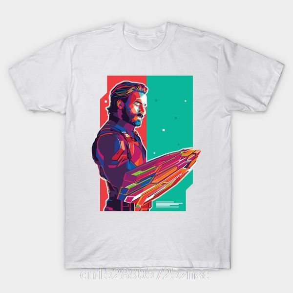 printed camiseta vibranium shield t-shirt men masculina women camiseta