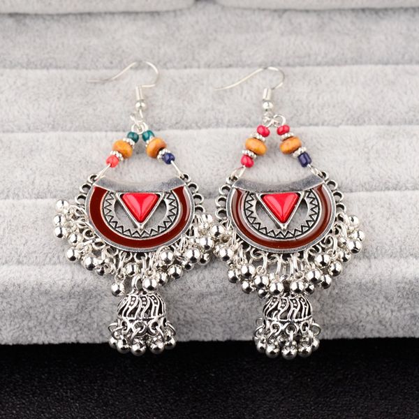 oiquei bohemian jewelry sliver color hollow dangle earrings for women vintage ethnic long small bell tassel drop earring, Silver
oiquei bohemian jewelry sliver color hollow dangle earrings for women vintage ethnic long small bell tassel drop earring, Silver