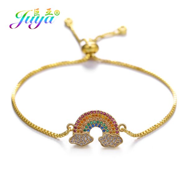 charm bracelets juya handmade gold//rose gold adjustable chains rainbow crystals bracelet for women year christmas gift supplies, Golden;silver
charm bracelets juya handmade gold//rose gold adjustable chains rainbow crystals bracelet for women year christmas gift supplies, Golden;silver