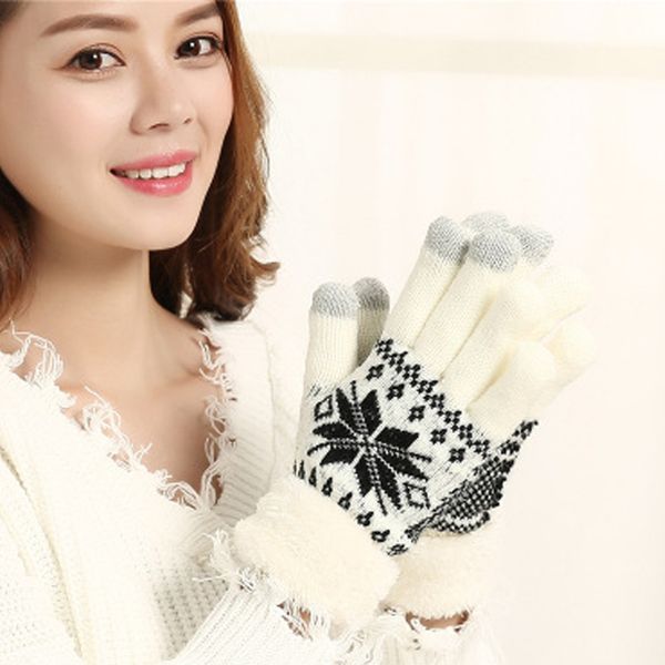 five fingers gloves extra-warm fleece touchscreen knitting thicken fashion for women 2021 winter outdoor skiing a66, Blue;gray
five fingers gloves extra-warm fleece touchscreen knitting thicken fashion for women 2021 winter outdoor skiing a66, Blue;gray