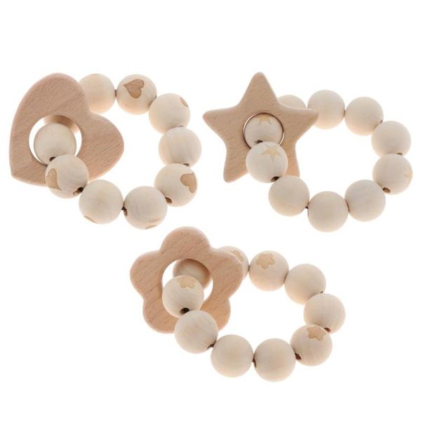 charm bracelets wooden kids chewing teether natural crochet beads catch toy for baby kid's, Golden;silver
charm bracelets wooden kids chewing teether natural crochet beads catch toy for baby kid's, Golden;silver