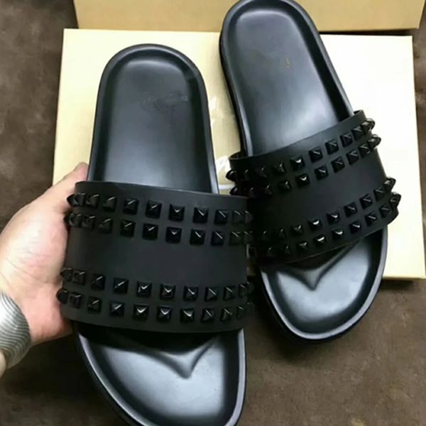 candy color women men redbottom beach slippers open toe sandals rivet slippers outside ladies flat slides summer shoes female footwear, Black
candy color women men redbottom beach slippers open toe sandals rivet slippers outside ladies flat slides summer shoes female footwear, Black