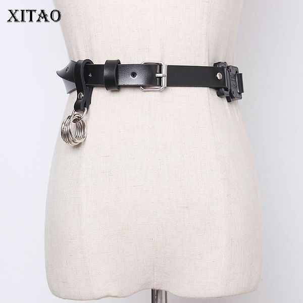 xitao punk rock style corset belt for women trend metal ring pu leather accessories women wild fashion girdle streetwear xj3459, Black;brown
xitao punk rock style corset belt for women trend metal ring pu leather accessories women wild fashion girdle streetwear xj3459, Black;brown