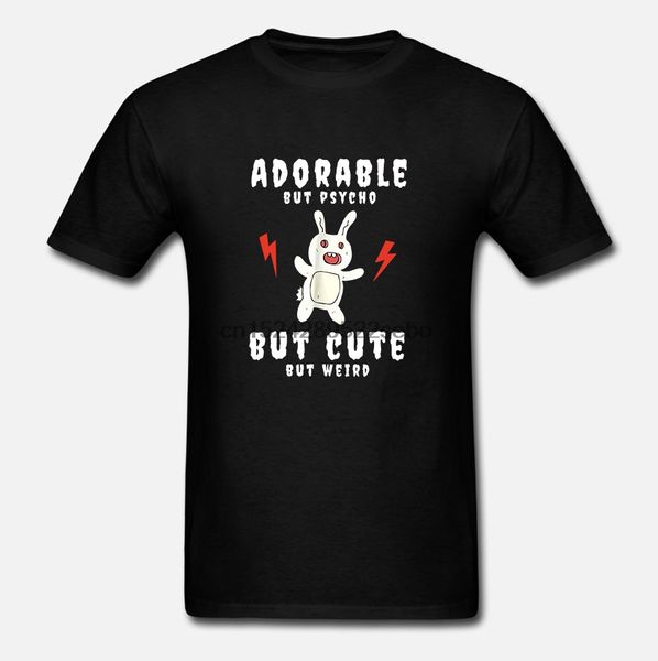 мода мужская с коротким рукавом футболка прелестный но psycho но cute но weird банни meme t shirt
мода мужская с коротким рукавом футболка прелестный но psycho но cute но weird банни meme t shirt
