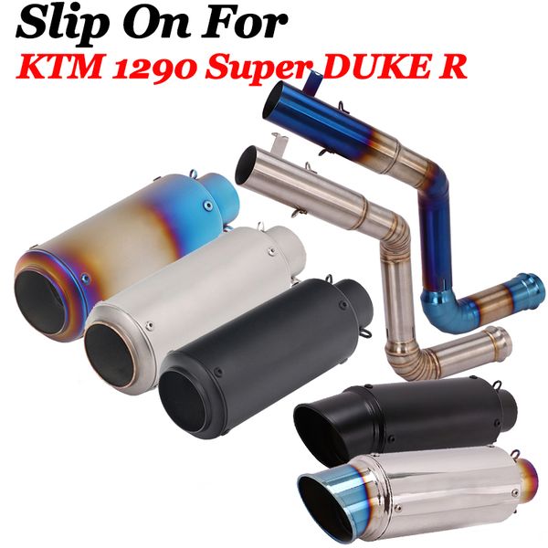slip on for 1290 super duke r motorcycle exhaust pipe system modified racing muffler moto escape laser removable db killer
slip on for 1290 super duke r motorcycle exhaust pipe system modified racing muffler moto escape laser removable db killer