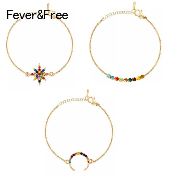 fever&turkish friendship bracelet for women handmade gold chain moon rhinestone bracelets luxury wedding engagement jewelry, Black
fever&turkish friendship bracelet for women handmade gold chain moon rhinestone bracelets luxury wedding engagement jewelry, Black