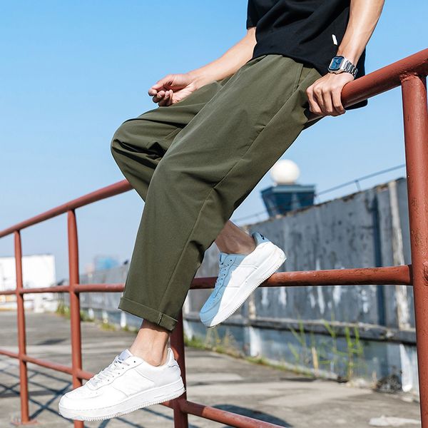 men's pants fashion menswear trousers male long streetwear slim business casual hombre straight comfortable classic, Black
men's pants fashion menswear trousers male long streetwear slim business casual hombre straight comfortable classic, Black