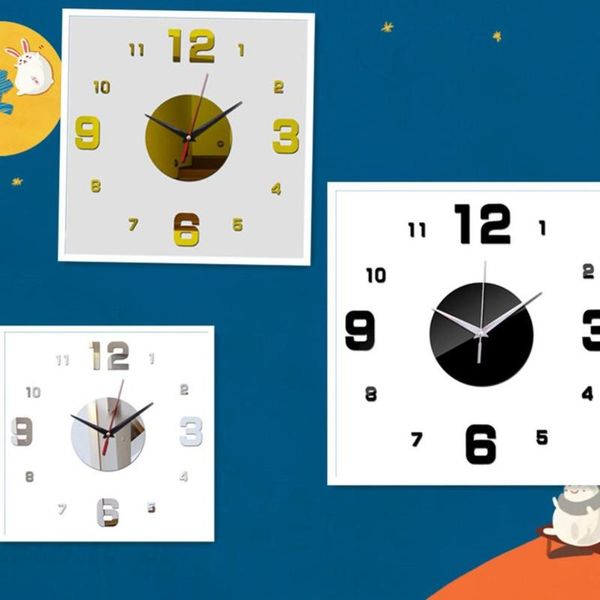3d digital acrylic mirror wall clock creative living room wall clock sofa decoration
3d digital acrylic mirror wall clock creative living room wall clock sofa decoration
