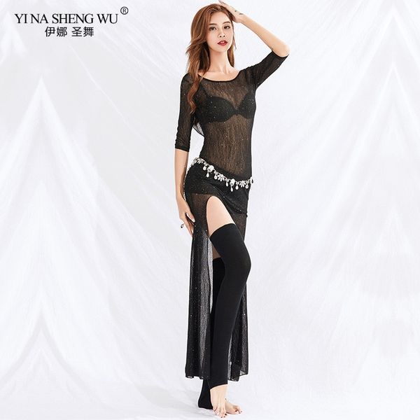 stage wear est belly dance costume practice clothing split dress dancing dresses for woman performance 3 colours, Black;red
stage wear est belly dance costume practice clothing split dress dancing dresses for woman performance 3 colours, Black;red