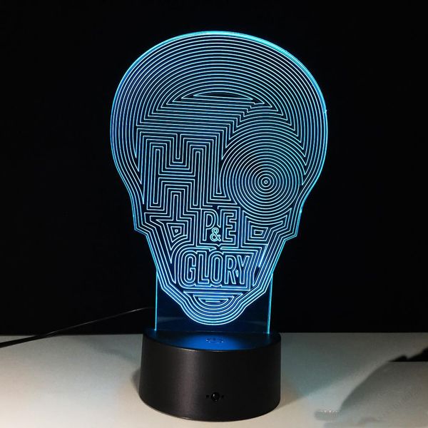 горячие продажи 3d maze череп иллюзия лампы night light dc 5v питание от порта usb пятые батареи оптовая dropshipping бесплатная доставка
горячие продажи 3d maze череп иллюзия лампы night light dc 5v питание от порта usb пятые батареи оптовая dropshipping бесплатная доставка