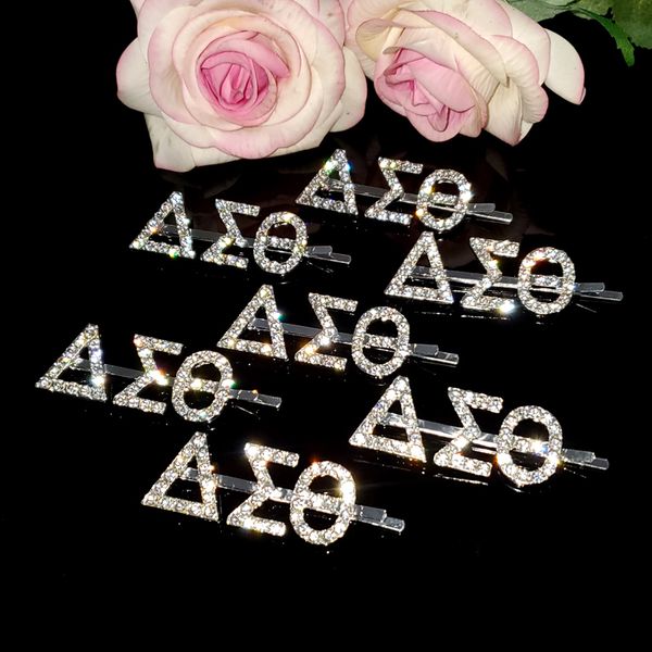rhinestone greek letters "delta sigma theta" hair pins crystal words hairslide blingbling hairclips hair accessory, Golden;silver
rhinestone greek letters "delta sigma theta" hair pins crystal words hairslide blingbling hairclips hair accessory, Golden;silver