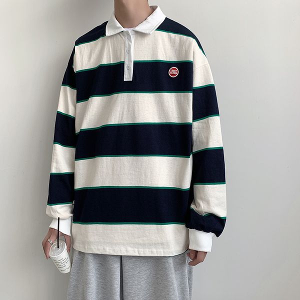 men's hoodies & sweatshirts 2021 stripe printing pullover lapel collar loose student coat sweatshirt cotton casual clothes big size m-5, Black
men's hoodies & sweatshirts 2021 stripe printing pullover lapel collar loose student coat sweatshirt cotton casual clothes big size m-5, Black