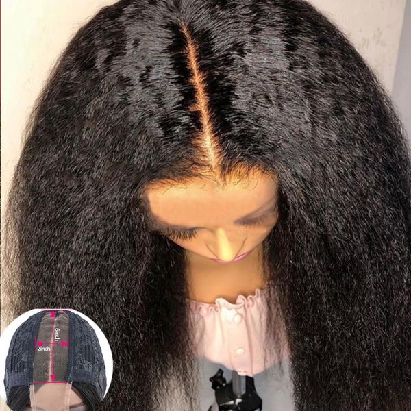 2*6 lace closure wigs human hair wigs for black women 150% kinky straight wig remy black knots brazilian hair pre plucked jko, Black;brown
2*6 lace closure wigs human hair wigs for black women 150% kinky straight wig remy black knots brazilian hair pre plucked jko, Black;brown