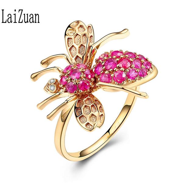 cluster rings laizuan gemstone wedding fine ring solid 14k yellow gold au585 0.8ct natural diamonds & red ruby fashion design jewelry, Golden;silver
cluster rings laizuan gemstone wedding fine ring solid 14k yellow gold au585 0.8ct natural diamonds & red ruby fashion design jewelry, Golden;silver