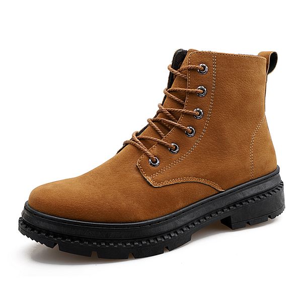 england fashion men cow leather boots outdoors platform tooling shoes ankle desert boot zapatos de hombre botas masculina bottes, Black
england fashion men cow leather boots outdoors platform tooling shoes ankle desert boot zapatos de hombre botas masculina bottes, Black