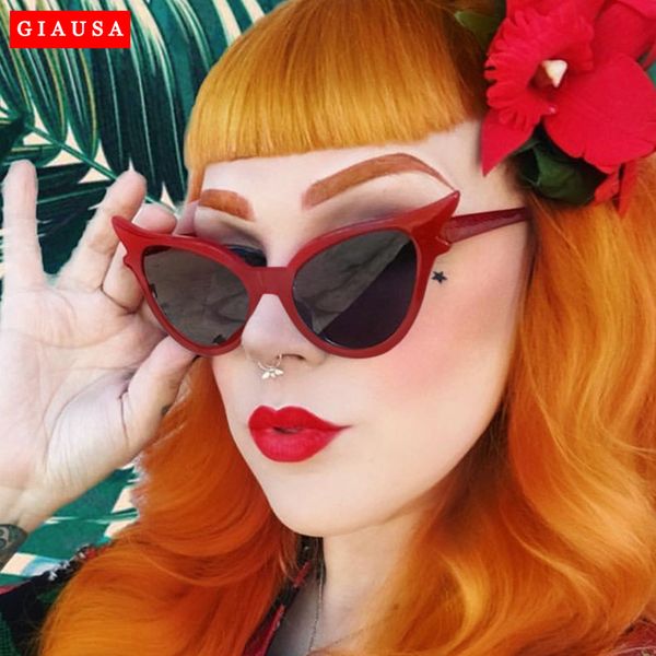 sunglasses zonnebril dames butterfly cat eye women brand designer blue fashion sun glasses for trendy tinted shade uv400, White;black
sunglasses zonnebril dames butterfly cat eye women brand designer blue fashion sun glasses for trendy tinted shade uv400, White;black