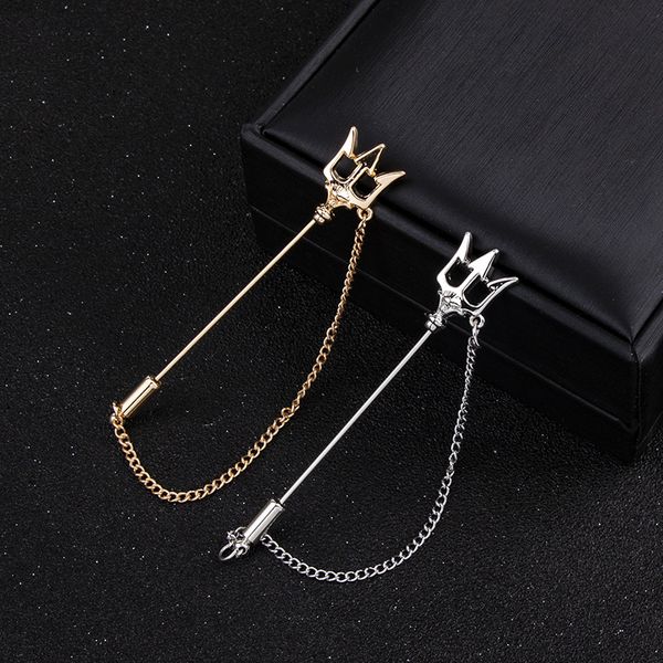 pins, brooches gold badge pins sweater suit collar long chain needle lapel pin metal jewelry gift for men women accessories, Gray
pins, brooches gold badge pins sweater suit collar long chain needle lapel pin metal jewelry gift for men women accessories, Gray