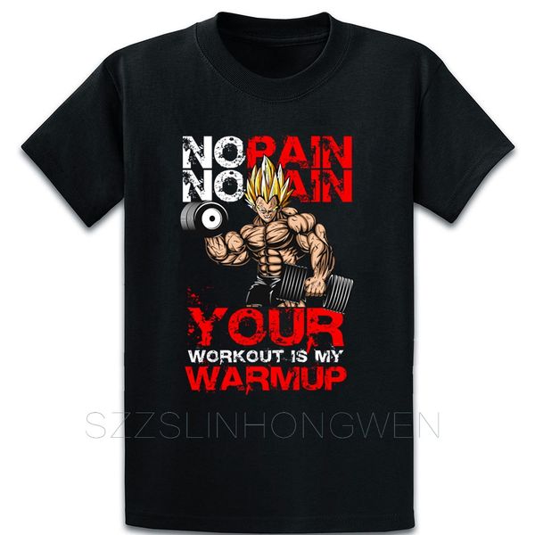 super saiyan no pain your workout is my warmup t shirt natural casual over size s-5xl design tee shirt summer style shirt
super saiyan no pain your workout is my warmup t shirt natural casual over size s-5xl design tee shirt summer style shirt