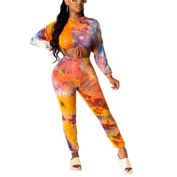 2020 fashion trend women 2pcs tracksuits long sleeve hoodies sweatshirts trouser suit tie-dyed printing tight sports outfits, Gray
2020 fashion trend women 2pcs tracksuits long sleeve hoodies sweatshirts trouser suit tie-dyed printing tight sports outfits, Gray