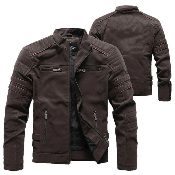 leather jacket men autumn winter 2020 new men's fashion motorcycle pu leather jackets coat male stand collar slim casual jacket, Black
leather jacket men autumn winter 2020 new men's fashion motorcycle pu leather jackets coat male stand collar slim casual jacket, Black