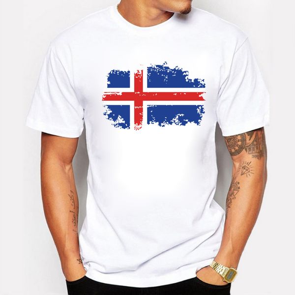blwhsa european iceland fans cheer tshirt for men national flag fans cheer men t-shirts fashion fans t shirts for men
