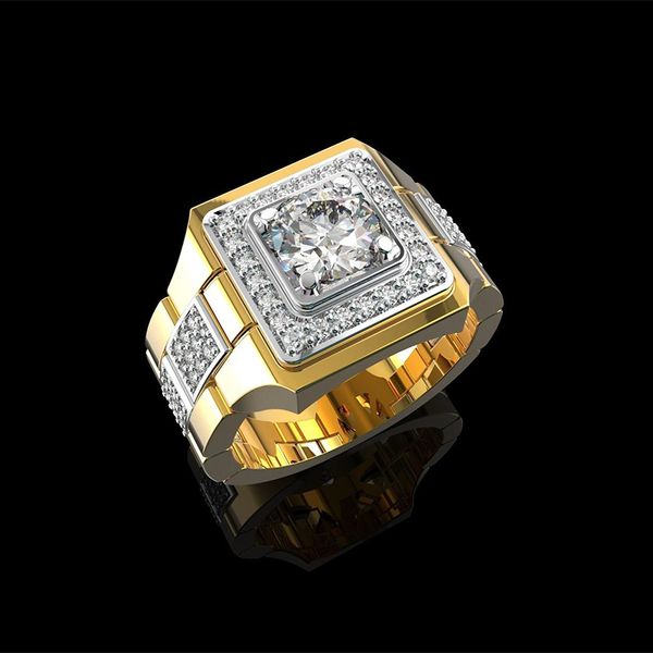 luxury gold plated white cz stone simulated watch strap band ring for mens wedding party engagement exquisite jewelry, Slivery;golden
luxury gold plated white cz stone simulated watch strap band ring for mens wedding party engagement exquisite jewelry, Slivery;golden