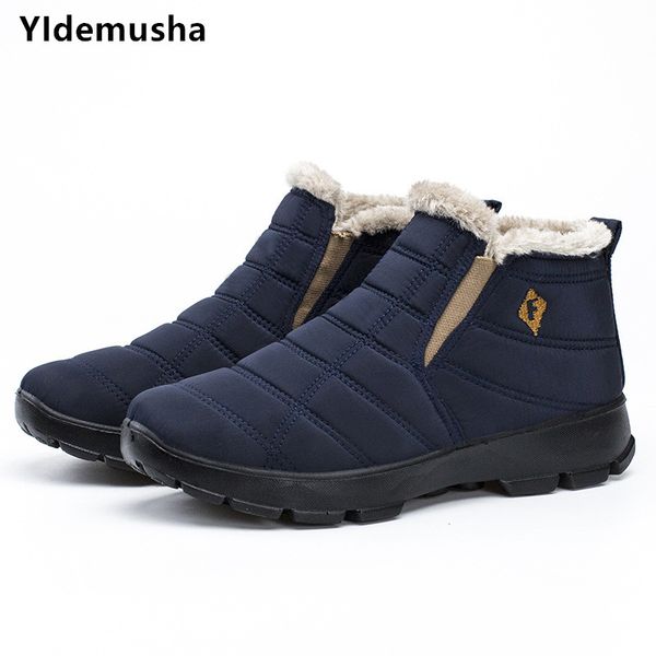 yidemusha 2020 new fashion men winter shoes solid color snow boots plush inside antiskid bottom keep warm waterproof ski boots, Black
yidemusha 2020 new fashion men winter shoes solid color snow boots plush inside antiskid bottom keep warm waterproof ski boots, Black