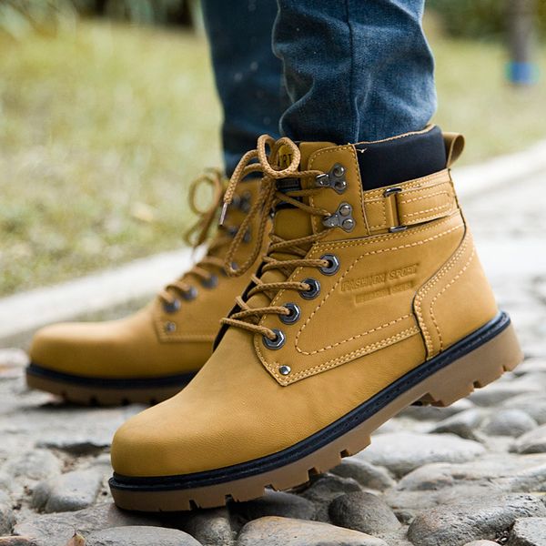 autumn winter men's boots male work boots male patchwork ankle outdoor casual shoes men sapatos masculino, Black
autumn winter men's boots male work boots male patchwork ankle outdoor casual shoes men sapatos masculino, Black