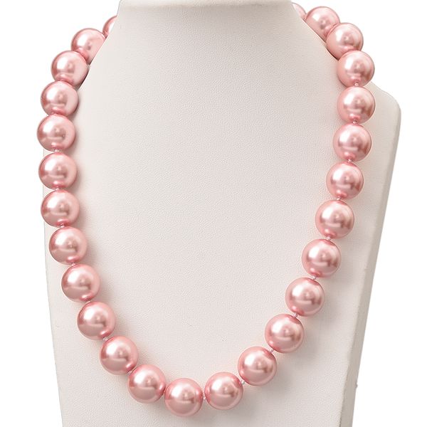 chains romantic pink pearls 14mm pick size chain necklace handmade diy imitation statement women gifts 18inch h819, Silver
chains romantic pink pearls 14mm pick size chain necklace handmade diy imitation statement women gifts 18inch h819, Silver