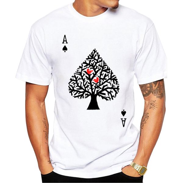 fashion men t-shirt summer latest printed design ace t-shirt white funny poker tshirt
fashion men t-shirt summer latest printed design ace t-shirt white funny poker tshirt