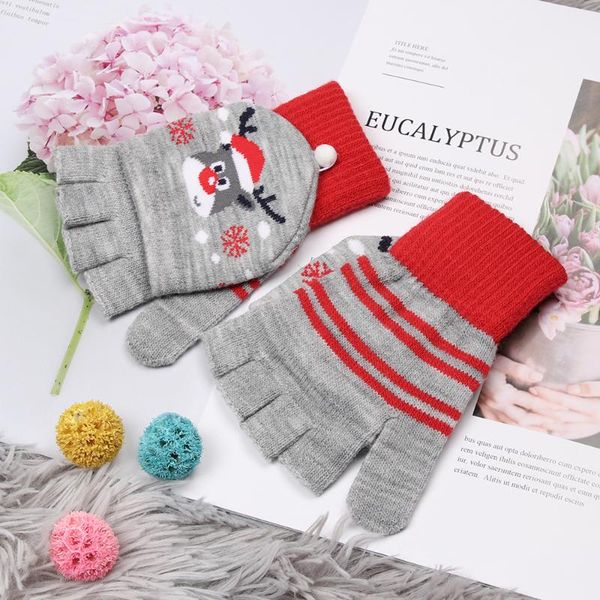 2020 women half finger gloves christmas elk snowman printed knitted gloves winter warm fingerless elastic mittens gifts, Blue;gray
2020 women half finger gloves christmas elk snowman printed knitted gloves winter warm fingerless elastic mittens gifts, Blue;gray