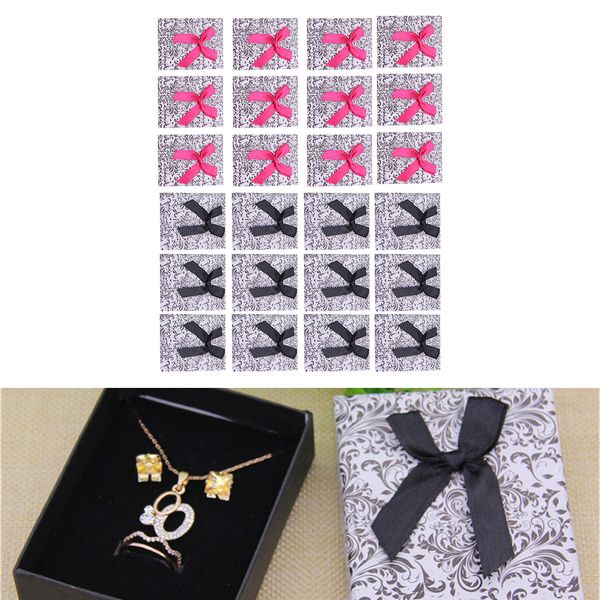 24pcs rectangle paper cardboard box with ribbon bowknot wedding anniversary party ornaments, Black;white
24pcs rectangle paper cardboard box with ribbon bowknot wedding anniversary party ornaments, Black;white