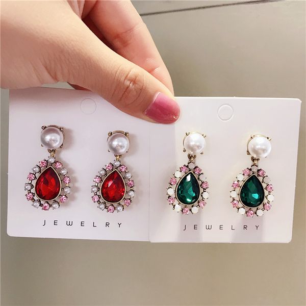 classic crystal round women dangle earrings retro fashion coloured crystal drop earrings fashion for women statement, Silver
classic crystal round women dangle earrings retro fashion coloured crystal drop earrings fashion for women statement, Silver