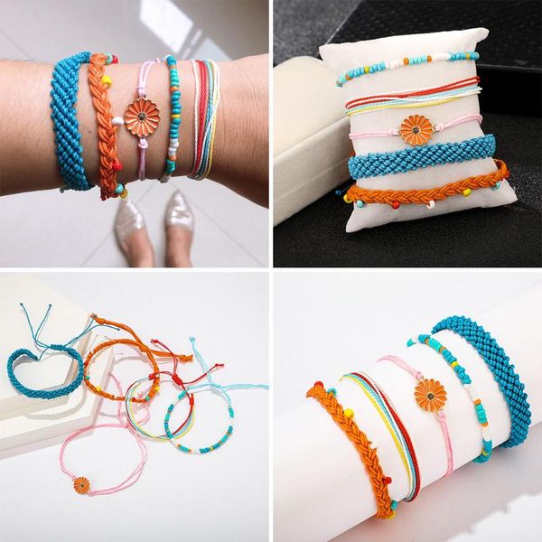 5pcs x waterproof string dreaming outloud pack sunflower bracelet handmades, Golden;silver
5pcs x waterproof string dreaming outloud pack sunflower bracelet handmades, Golden;silver