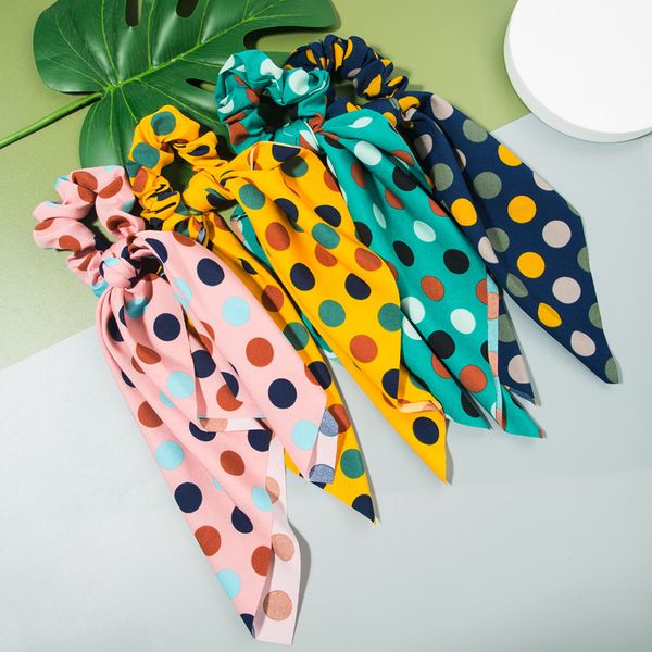 fashion and elegant temperament polka dot printed fabric korea hair tie double ponytail fluttering scarf hair rope accessor
fashion and elegant temperament polka dot printed fabric korea hair tie double ponytail fluttering scarf hair rope accessor