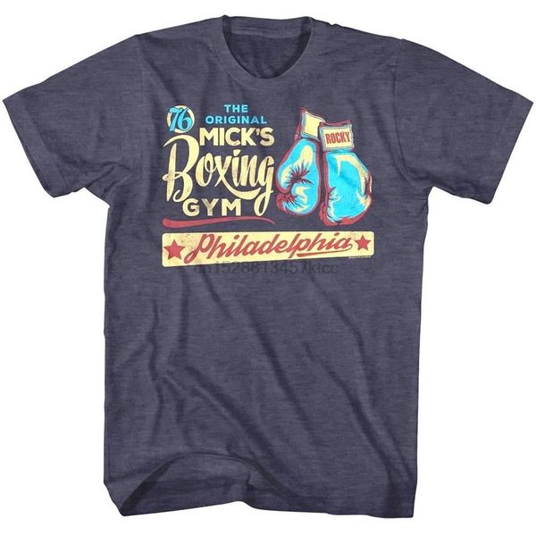 rocky balboa micks boxing gym philadephia 1976 mens t shirt fighter gloves gift funny tee shirt