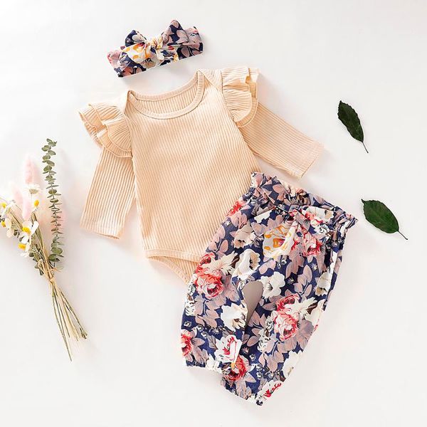 clothing sets born clothes baby girl autumn fashion solid romper bodysuit+floral suspender skirts/pants +headband z4, White
clothing sets born clothes baby girl autumn fashion solid romper bodysuit+floral suspender skirts/pants +headband z4, White