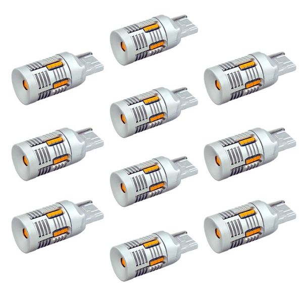 10x t20 w21w wy21w 7440 7440na led turn signal light bulbs 7507 bau15s py21w led car canbus lamp no hyper flash amber yellow
10x t20 w21w wy21w 7440 7440na led turn signal light bulbs 7507 bau15s py21w led car canbus lamp no hyper flash amber yellow