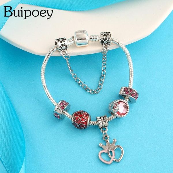 buipoey pink love heart бисера двойные сердца кристалл браслеты шарма для женщин девушки оригинальный браслет способа ювелирных изделий пода, Golden;silver
buipoey pink love heart бисера двойные сердца кристалл браслеты шарма для женщин девушки оригинальный браслет способа ювелирных изделий пода, Golden;silver