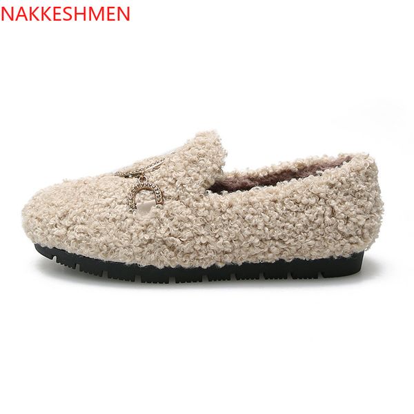 2020 warm fluffy shoes women's velvet platform moccasin-gommino all-match lalambswool loafers large size women's shoes, Black
2020 warm fluffy shoes women's velvet platform moccasin-gommino all-match lalambswool loafers large size women's shoes, Black